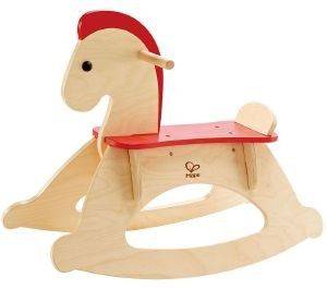 HAPE ΚΟΥΝΙΣΤΟ ΑΛΟΓΑΚΙ HAPE ROCK AND RIDE ROCKING HORSE ΜΠΕΖ/ΚΟΚΚΙΝΟ