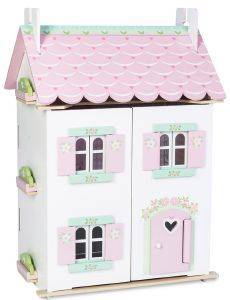 LE TOY VAN ΞΥΛΙΝΟ ΚΟΥΚΛΟΣΠΙΤΟ LE TOY VAN BAY SWEETHEART COTTAGE ΛΕΥΚΟ/ΡΟΖ (H126)