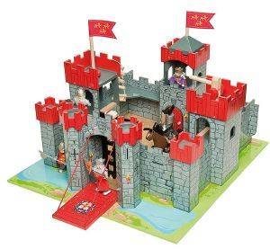 LE TOY VAN ΞΥΛΙΝΟ ΚΑΣΤΡΟ LE TOY VAN LIONHEART CASTLE ΚΟΚΚΙΝΟ (TV290)