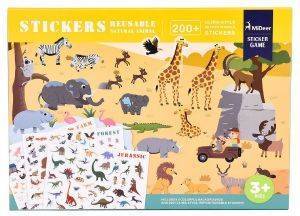  MIDEER REUSABLE STICKERS-ANIMAL 110 [MD1015]