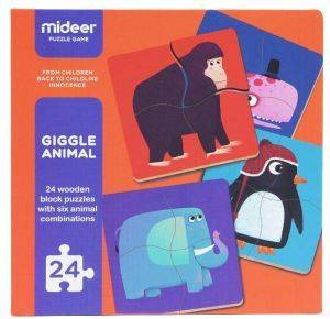 MIDEER ΠΑΖΛ MIDEER GIGGLE PUZZLE 24ΤΜΧ (MD3036)