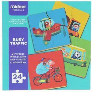 MIDEER ΠΑΖΛ MIDEER BUSY TRAFFIC 24ΤΜΧ (MD3037)