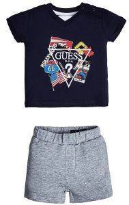 ΣΕΤ T-SHIRT/ΣΟΡΤΣ GUESS KIDS I92G10 K82C0 ΣΚΟΥΡΟ ΜΠΛΕ/ΓΚΡΙ ΜΕΛΑΝΖΕ (62-68 ΕΚ.)-(3-6ΜΗΝΩΝ) ΣΕΤ T-SHIRT/ΣΟΡΤΣ GUESS KIDS I92G10 K82C0 ΣΚΟΥΡΟ ΜΠΛΕ/ΓΚΡΙ ΜΕΛΑΝΖΕ (62-68 ΕΚ.)-(3-6ΜΗΝΩΝ)