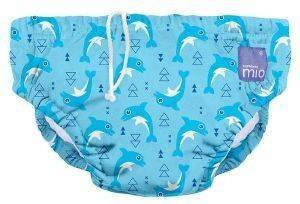   BAMBINO MIO REUSABLE SWIM NAPPY M - DOLPHIN