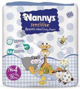 ΠΑΙΔΙΚΕΣ ΠΑΝΕΣ NANNYS SENSITIVE NO.4 MAXI 20ΤΜΧ 7-18 KG ΠΑΙΔΙΚΕΣ ΠΑΝΕΣ NANNYS SENSITIVE NO.4 MAXI 20ΤΜΧ 7-18 KG