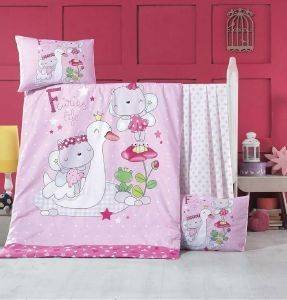 ΣΕΤ ΣΕΝΤΟΝΙΑ PALAMAIKI HAPPY BABY COLLECTION HB0544 ΡΟΖ 100X150CM ΣΕΤ ΣΕΝΤΟΝΙΑ PALAMAIKI HAPPY BABY COLLECTION HB0544 ΡΟΖ 100X150CM