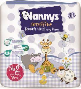 ΠΑΙΔΙΚΕΣ ΠΑΝΕΣ NANNYS WISH MINI SENSITIVE NO.2 15ΤΜΧ 3-6KG ΠΑΙΔΙΚΕΣ ΠΑΝΕΣ NANNYS WISH MINI SENSITIVE NO.2 15ΤΜΧ 3-6KG