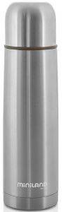ΘΕΡΜΟΣ ΥΓΡΩΝ MINILAND STEEL THERMOS ΑΣΗΜΙ 500ML ΘΕΡΜΟΣ ΥΓΡΩΝ MINILAND STEEL THERMOS ΑΣΗΜΙ 500ML