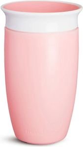 MUNCHKIN ΕΚΠΑΙΔΕΥΤΙΚΟ ΠΟΤΗΡΑΚΙ MUNCHKIN MIRACLE 360 SIPPY CUP 296ML ΡΟΖ