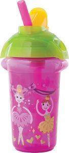  MUNCHKIN CLICK LOCK DECO FLIP STRAW CUP 266ML PRINCESS 