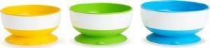  3     MUNCHKIN 3 STAY- PUT SUCTION BOWLS 6+ 