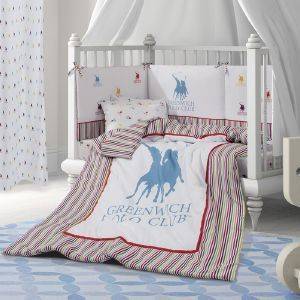 ΠΑΠΛΩΜΑ ΚΟΥΝΙΑΣ BABY COLLECTION GREENWICH POLO CLUB 2914 ΛΕΥΚΟ/ΠΟΛΥΧΡΩΜΟ 110X150CM ΠΑΠΛΩΜΑ ΚΟΥΝΙΑΣ BABY COLLECTION GREENWICH POLO CLUB 2914 ΛΕΥΚΟ/ΠΟΛΥΧΡΩΜΟ 110X150CM