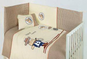 DAS HOME ΠΡΟΙΚΑ ΜΩΡΟΥ DAS HOME BABY EMBROIDERY 6162 ΜΠΕΖ 3ΤΜΧ