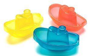 PLAYGRO ΠΑΙΧΝΙΔΙ ΜΠΑΝΙΟΥ PLAYGRO BRIGHT BABY BOATS 3ΤΜΧ 6Μ+