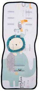 ΣΤΡΩΜΑ ΚΑΡΟΤΣΙΟΥ ΜΟΝΗΣ ΟΨΗΣ XTREME BABY COOL ZOO GREY 80X37CM ΣΤΡΩΜΑ ΚΑΡΟΤΣΙΟΥ ΜΟΝΗΣ ΟΨΗΣ XTREME BABY COOL ZOO GREY 80X37CM
