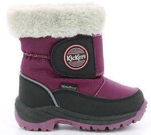 KICKERS ΜΠΟΤΑΚΙ KICKERS JUMPSNOW WPF 744630 ΜΑΥΡΟ/ΜΩΒ (EU:25)