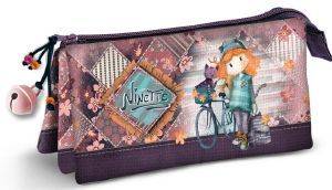 ΤΣΑΝΤΑΚΙ/ΚΑΣΕΤΙΝΑ ΤΡΙΠΛΗ KARACTERMANIA FOREVER NINETTE BICYCLE 23,5X11X5CM ΤΣΑΝΤΑΚΙ/ΚΑΣΕΤΙΝΑ ΤΡΙΠΛΗ KARACTERMANIA FOREVER NINETTE BICYCLE 23,5X11X5CM