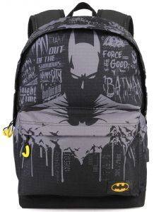 ΣΑΚΙΔΙΟ ΠΛΑΤΗΣ ΓΥΜΝΑΣΙΟΥ KARACTERMANIA BATMAN MULTICOLORED HS BACKPACK GOTHAM 44X30X20CM