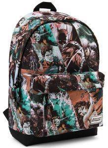    KARACTERMANIA JUSTICE LEAGUE GRAY HS BACKPACK COMICS 44X30X20CM