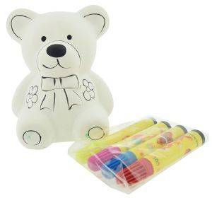   ARTE REGAL PINCELLO BEAR MONEY BOX PVC + 4  [19281]