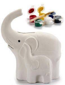   ARTE REGAL PINCELLO ELEPHANT MONEY BOX PVC + 6  [87767]