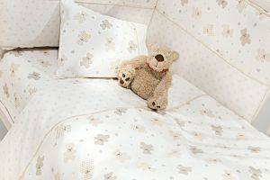 ΣΕΤ ΣΕΝΤΟΝΙΑ ΚΟΥΝΙΑΣ GUY LAROCHE BEBE FRIENDS NATURAL 115X170CM ΣΕΤ ΣΕΝΤΟΝΙΑ ΚΟΥΝΙΑΣ GUY LAROCHE BEBE FRIENDS NATURAL 115X170CM