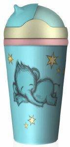 ΠΑΓΟΥΡΑΚΙ BAMBOO ELYBOO ΓΑΛΑΖΙΟ 300ML ΠΑΓΟΥΡΑΚΙ BAMBOO ELYBOO ΓΑΛΑΖΙΟ 300ML