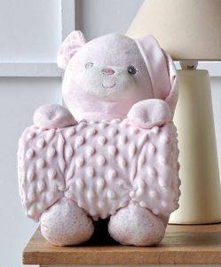 ΚΟΥΒΕΡΤΑ FLANNEL FLEECE ΑΓΚΑΛΙΑΣ ΚΕΝΤΙΑ ΜΕ ΠΑΙΧΝΙΔΙ 25CM BEAR 14 75X100CM ΡΟΖ ΚΟΥΒΕΡΤΑ FLANNEL FLEECE ΑΓΚΑΛΙΑΣ ΚΕΝΤΙΑ ΜΕ ΠΑΙΧΝΙΔΙ 25CM BEAR 14 75X100CM ΡΟΖ