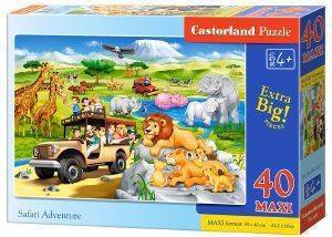ΠΑΖΛ CASTORLAND SAFARI ADVENTURE 40ΤΜΧ ΠΑΖΛ CASTORLAND SAFARI ADVENTURE 40ΤΜΧ