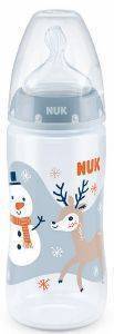   NUK FIRST CHOICE BABY M  SILIC 0-6 (0-6) 300ML SNOW 