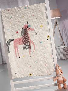 ΕΦΗΒΙΚΗ ΚΟΥΒΕΡΤΑ FLEECE SAINT CLAIR ULTRASOFT UNICORN 160X220CM ΕΦΗΒΙΚΗ ΚΟΥΒΕΡΤΑ FLEECE SAINT CLAIR ULTRASOFT UNICORN 160X220CM
