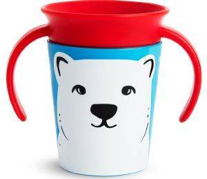   MUNCHKIN MIRACLE 360 TRAINER CUP 177ML POLAR BEAR