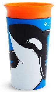   MUNCHKIN MIRACLE 360 SIPPY CUP 266ML ORCA