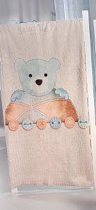   SAINT CLAIR ULTRASOFT TEDDY SKY 110X140CM