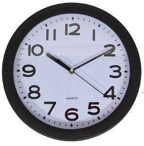 ΡΟΛΟΙ TOIXOY QUARTZ ΠΛΑΣΤΙΚΟ ΓΥΑΛΙ ΜΑΥΡΟ 30CM ΡΟΛΟΙ TOIXOY QUARTZ ΠΛΑΣΤΙΚΟ ΓΥΑΛΙ ΜΑΥΡΟ 30CM