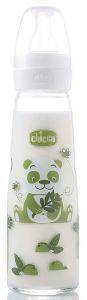 �������� CHICCO SIMPLY GLASS PANDA ������� 240ML