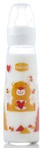 ΜΠΙΜΠΕΡΟ CHICCO SIMPLY GLASS BEAR ΠΟΡΤΟΚΑΛΙ 240ML ΜΠΙΜΠΕΡΟ CHICCO SIMPLY GLASS BEAR ΠΟΡΤΟΚΑΛΙ 240ML