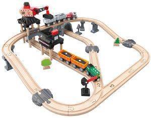 ΞΥΛΙΝΟ ΣΕΤ ΤΡΕΝΟΥ HAPE RAILWAY MINING LOADER TRAIN SET ΞΥΛΙΝΟ ΣΕΤ ΤΡΕΝΟΥ HAPE RAILWAY MINING LOADER TRAIN SET
