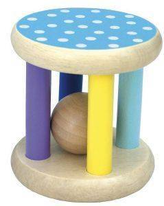 ΞΥΛΙΝΗ ΣΤΡΟΓΓΥΛΗ ΚΟΥΔΟΥΝΙΣΤΡΑ JABADABADO RATTLE BLUE ΞΥΛΙΝΗ ΣΤΡΟΓΓΥΛΗ ΚΟΥΔΟΥΝΙΣΤΡΑ JABADABADO RATTLE BLUE