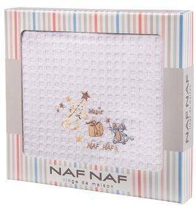 ΚΟΥΒΕΡΤΑ ΒΡΕΦΙΚΗ NAF NAF ΠΙΚΕ MOUSE ΛΕΥΚΟ 110Χ160CM ΚΟΥΒΕΡΤΑ ΒΡΕΦΙΚΗ NAF NAF ΠΙΚΕ MOUSE ΛΕΥΚΟ 110Χ160CM