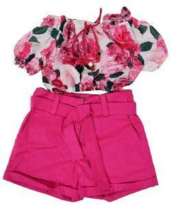   GLOUS 786-813 CROP TOP/ FLORAL / (6 )