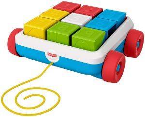 FISHER-PRICE FISHER-PRICE ΣΥΡΟΜΕΝΟ ΒΑΓΟΝΑΚΙ ΜΕ ΤΟΥΒΛΑΚΙΑ BLOCKS (GJW10)