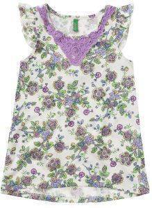TOP BENETTON BEE FREE ΛΕΥΚΟ/ΜΩΒ (120 CM)-(6-7 ΕΤΩΝ) TOP BENETTON BEE FREE ΛΕΥΚΟ/ΜΩΒ (120 CM)-(6-7 ΕΤΩΝ)