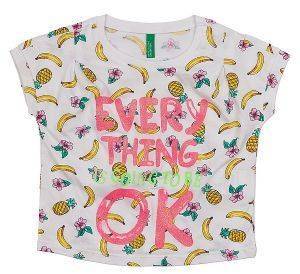 T-SHIRT BENETTON SAVE MONEY 2 ΛΕΥΚΟ/ΠΟΛΥΧΡΩΜΟ (82 CM)-(1-2 ΕΤΩΝ)