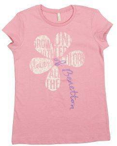 T-SHIRT BENETTON FOUNDATION TK ΑΝΟΙΧΤΟ ΡΟΖ (90 CM )-(2 ΕΤΩΝ ) T-SHIRT BENETTON FOUNDATION TK ΑΝΟΙΧΤΟ ΡΟΖ (90 CM )-(2 ΕΤΩΝ )