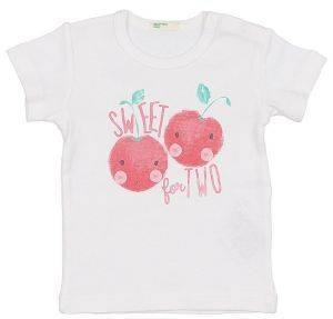 T-SHIRT BENETTON FUZIONE BABY ΚΕΡΑΣΙΑ ΛΕΥΚΟ (62 CM)-(3-6 ΜΗΝΩΝ) T-SHIRT BENETTON FUZIONE BABY ΚΕΡΑΣΙΑ ΛΕΥΚΟ (62 CM)-(3-6 ΜΗΝΩΝ)