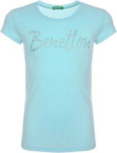 T-SHIRT BENETTON BASIC GIRL ΓΑΛΑΖΙΟ (82 CM)-(1-2 ΕΤΩΝ)