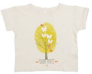 T-SHIRT BENETTON GREEN ROOTS 