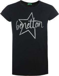 T-SHIRT BENETTON BASIC GIRL  (130 CM)-(7-8 )