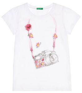 T-SHIRT BENETTON #5 HELLO SUMM G ΛΕΥΚΟ (90 CM )-(2 ΕΤΩΝ ) T-SHIRT BENETTON #5 HELLO SUMM G ΛΕΥΚΟ (90 CM )-(2 ΕΤΩΝ )